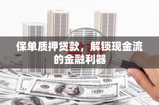 泰顺保单质押贷款，解锁现金流的金融利器