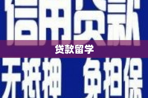 海东贷款留学