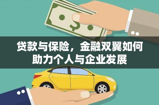 莎车贷款与保险，金融双翼如何助力个人与企业发展