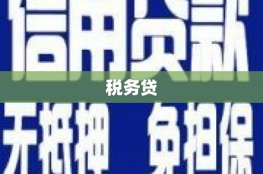恒春税务贷