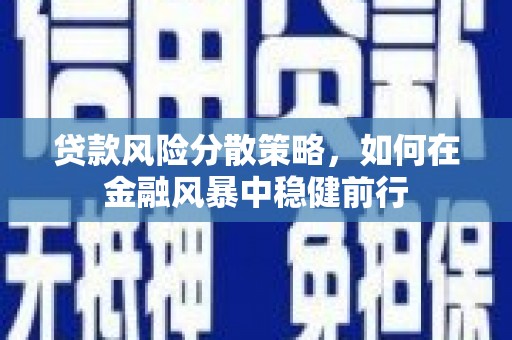 丰都贷款风险分散策略，如何在金融风暴中稳健前行