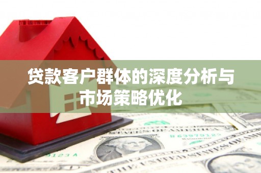 惠民贷款客户群体的深度分析与市场策略优化