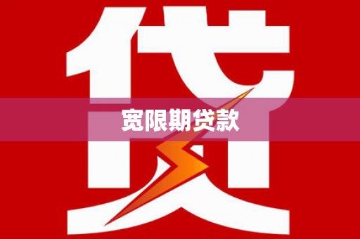 颍东宽限期贷款