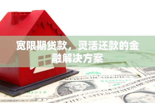 静海宽限期贷款，灵活还款的金融解决方案
