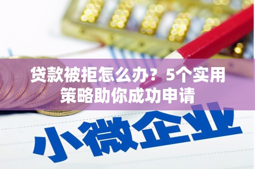 龙山贷款被拒怎么办？5个实用策略助你成功申请
