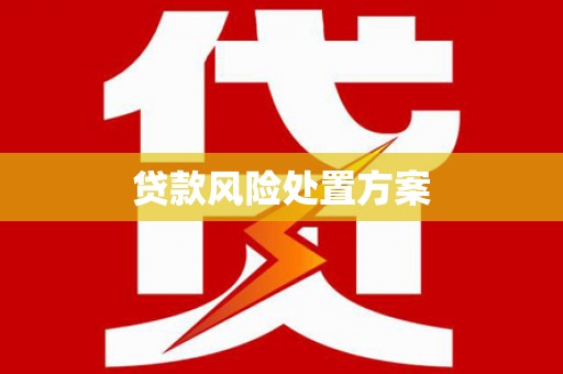 蚌埠贷款风险处置方案