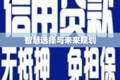 东明智慧选择与未来规划