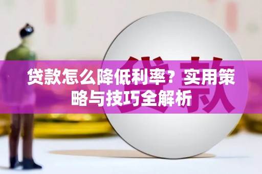 右玉贷款怎么降低利率？实用策略与技巧全解析